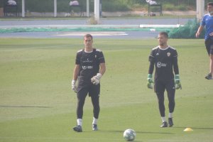 Jero con Fernando este miércoles en el Anexo.