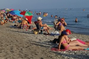 Las playas del litoral ejidense, en una imagen de archivo.