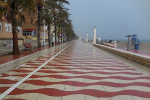 Tormentas y fuerte viento en Almería