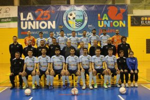 La plantilla del CD El Ejido Fútbol Sala.