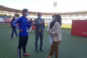 Guti, Mohamed El Assy y Marta Bosquet.