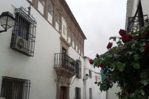 Fachada de la Casa Palacio de las Godoyas de Fondón.