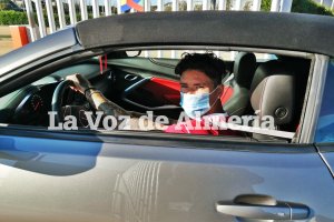 Darwin Núñez llegando al Estadio esta mañana.