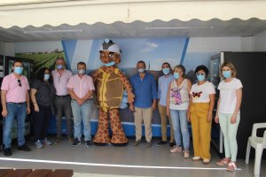 Visita de sanitarios a la Geoda de Pulpí.