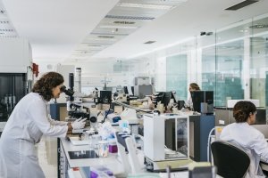 Imagen de archivo de un laboratorio.