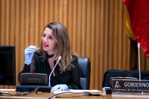 La ministra de Trabajo, Yolanda Díaz.