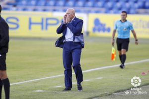 Pepe Mel en el partido ante el Girona.