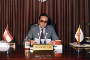 Nicolás Uclés en los años 80.