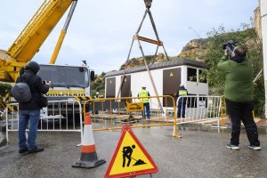 Instalación de un centro transformador en Pescadería.