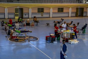 Panorámica del pabellón deportivo