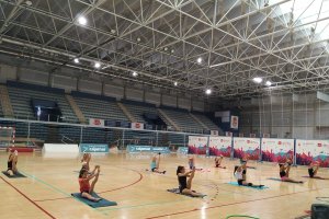 Las gimnastas de la EDM Costarítmica vuelven a coger ritmo.