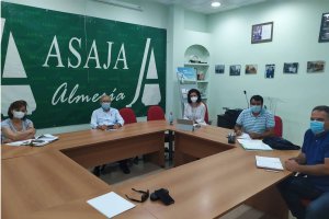 Reunión de organizaciones agrarias almerienses para analizar la actualidad del agro.