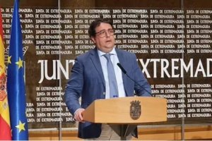 El consejero de Sanidad, José María Vergeles, en rueda de prensa. Foto:  Junta de Extremadura