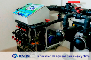 Fabricación de equipos para riego y clima.