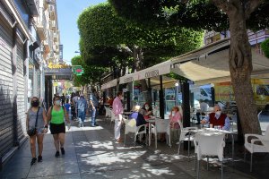 Vista del Paseo de Almería.