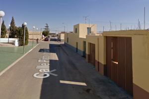 Imagen de la Calle Picos de Europa desde donde se alertó del incendio próximo.