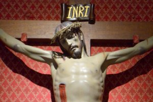 La imagen conocida como el \'Cristo de la Sangre\'.