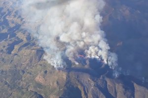 Primer gran incendio registrado en Andalucía.