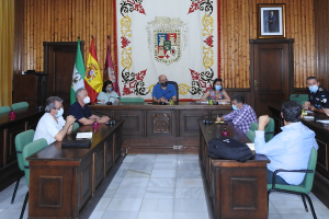 Reunión de coordinación celebrada este jueves en Huércal-Overa.