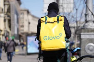 Repartidor de Glovo.