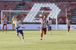 Lazo en el Almería-Tenerife.