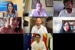 Inauguración del taller de cine.