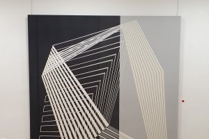 Una obra que forma parte de la exposición.
