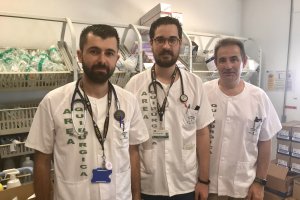 Doctores Fole, Cruz y Parma, de Neumología.