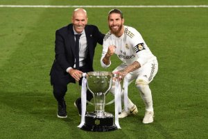 Sergio Ramos con Zidane.