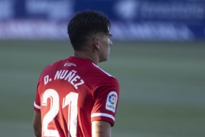 Darwin Núñez fue expulsado cuando acabó el partido.