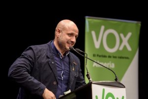 Rodrigo Alonso, presidente del partido en Almería.