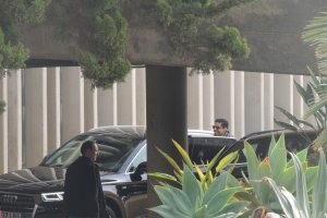 Turki Al-sheikh en su última visita expres al Mediterráneo el 13 de febrero.