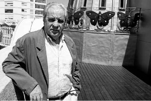 Juan Marsé en la Casa de las Mariposas en 2011.
