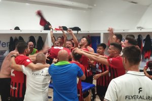 El Pulpileño celebrando el pase a la gran final del Play Off.