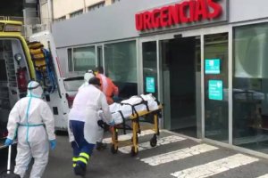 Uno de los jugadores del Fuenlabrada, hospitalizado.