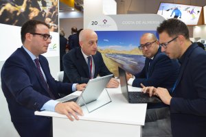 Una de las reuniones en las que ha participado el diputado provincial de Turismo, Fernando Giménez.