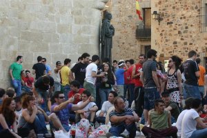 Imagen de archivo de un botellón.