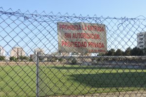 Así está el campo de la Vega de Acá, a día de hoy.