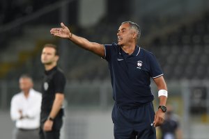 José Gomes en un partido del Marítimo.