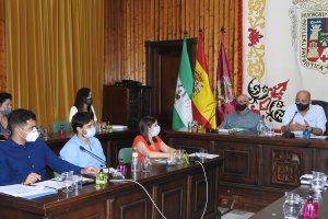 El Pleno del Ayuntamiento durante la sesión.