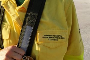 El Infoca controla un incendio en Bacares.