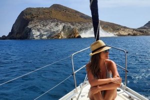 Isabel Jiménez se despide de sus vacaciones en Almería con esta foto en sus redes sociales
