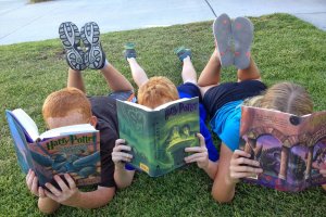 Cada libro para una edad.  Imagen de Mary Clark en Pixabay .