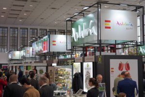 Feria comercial Fruit Logística de 2019.