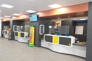 La renovada oficina de Correos en El EJido.