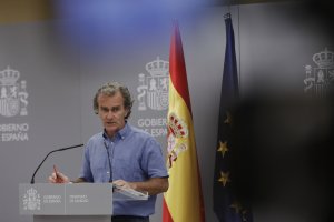 Fernando Simón, este lunes 10 de agosto en rueda de prensa.