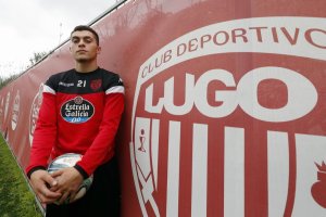 Yanis en su etapa en el Lugo.