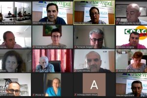Reunión virtual de la Mesa del Agua con la consejera Carmen Crespo