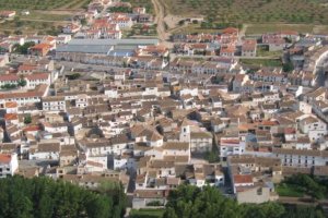 Vista aérea del municipio de Chirivel.