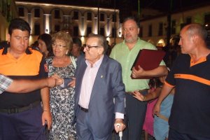 Manolo y Anita en Berja en julio de 2013.